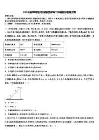 2026届深圳四校发展联盟体高三冲刺模拟物理试卷含解析