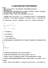 2026届四川省成都市成都七中高考仿真卷物理试题含解析