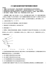 2026届四川省成都市棠湖中学高考物理倒计时模拟卷含解析
