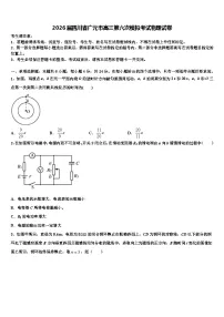 2026届四川省广元市高三第六次模拟考试物理试卷含解析