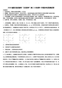 2026届四川省成都市“五校联考”高三3月份第一次模拟考试物理试卷含解析