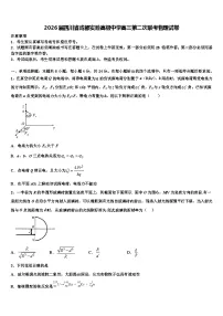 2026届四川省成都实验高级中学高三第二次联考物理试卷含解析