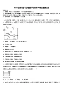 2026届四川省广元外国语学校高考冲刺模拟物理试题含解析