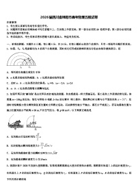 2026届四川省绵阳市高考物理五模试卷含解析