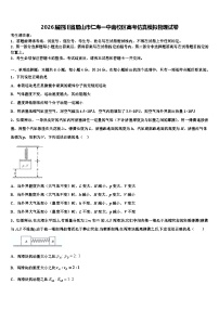 2026届四川省眉山市仁寿一中南校区高考仿真模拟物理试卷含解析
