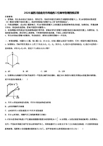 2026届四川省南充市阆南西三校高考物理四模试卷含解析(1)
