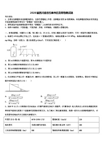 2026届四川省名校高考仿真卷物理试题含解析