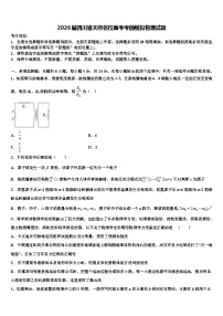 2026届四川省天府名校高考考前模拟物理试题含解析