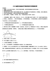 2026届四川省威远中学高考临考冲刺物理试卷含解析