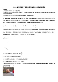 2026届四川省遂宁市第二中学高考冲刺模拟物理试题含解析