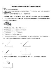 2026届四川省威远中学高三第一次调研测试物理试卷含解析