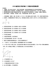 2026届苏州大学附中高三二诊模拟考试物理试卷含解析
