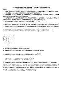 2026届四川省自贡市富顺县第二中学高三压轴卷物理试卷含解析