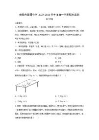 2025-2026学年贵州省贵阳市高二上学期期末检测物理试卷（学生版）