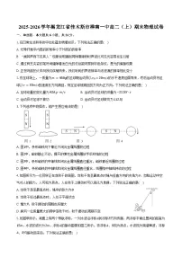 2025-2026学年黑龙江省佳木斯市桦南一中高二（上）期末物理试卷（含解析）