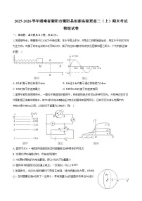 2025-2026学年湖南省衡阳市衡阳县创新实验班高二（上）期末物理试卷（含解析）