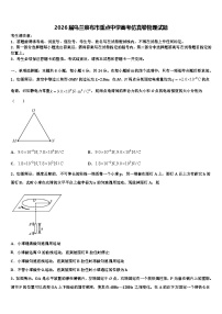 2026届乌兰察布市重点中学高考仿真卷物理试题含解析