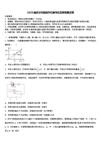 2026届武汉外国语学校高考仿真卷物理试卷含解析
