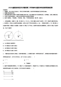 2026届新疆阿克苏市沙雅县第二中学高考全国统考预测密卷物理试卷含解析