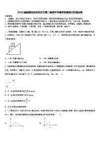 2026届西藏自治区林芝市第二高级中学高考物理倒计时模拟卷含解析