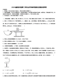 2026届新疆兵团第二师华山中学高考物理全真模拟密押卷含解析