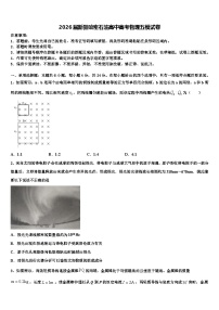 2026届新疆哈密石油高中高考物理五模试卷含解析