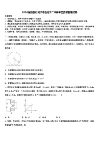 2026届新疆石河子市石河子二中高考仿真卷物理试卷含解析