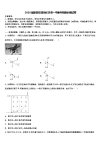 2026届新疆塔城地区沙湾一中高考物理必刷试卷含解析