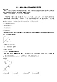 2026届烟台市重点中学高考物理五模试卷含解析