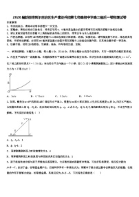 2026届新疆维吾尔自治区生产建设兵团第七师高级中学高三最后一卷物理试卷含解析