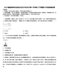 2026届新疆维吾尔自治区石河子市石河子第一中学高三下学期第六次检测物理试卷含解析
