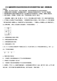 2026届新疆维吾尔自治区阿克苏地区库车县乌尊镇中学高三最后一模物理试题含解析