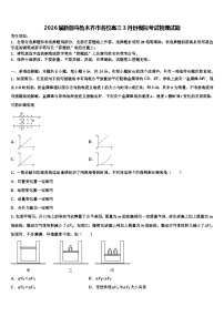 2026届新疆乌鲁木齐市名校高三3月份模拟考试物理试题含解析