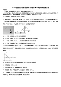 2026届新疆库车县乌尊镇乌尊中学高三考前热身物理试卷含解析