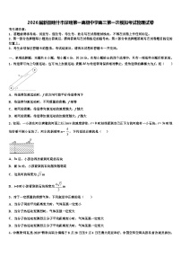2026届新疆喀什市深喀第一高级中学高三第一次模拟考试物理试卷含解析(1)