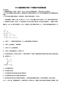 2026届新疆昌吉市高三下学期联合考试物理试题含解析