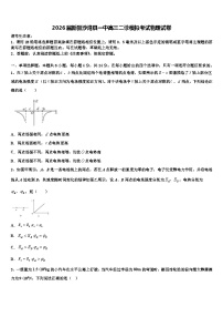 2026届新疆沙湾县一中高三二诊模拟考试物理试卷含解析