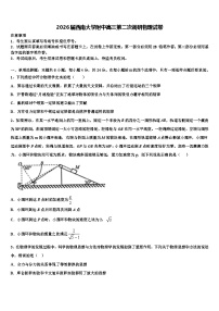 2026届西南大学附中高三第二次调研物理试卷含解析
