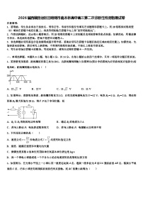 2026届西藏自治区日喀则市南木林高中高三第二次诊断性检测物理试卷含解析