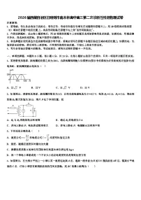 2026届西藏自治区日喀则市南木林高中高三第二次诊断性检测物理试卷含解析