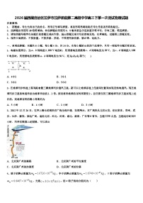 2026届西藏自治区拉萨市拉萨那曲第二高级中学高三下第一次测试物理试题含解析