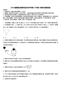 2026届西藏日喀则市南木林中学高三下学期一模考试物理试题含解析