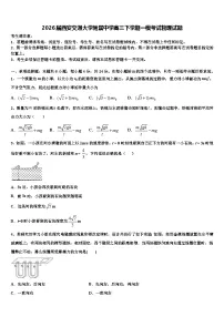 2026届西安交通大学附属中学高三下学期一模考试物理试题含解析