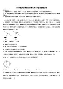 2026届吴忠高级中学高三第二次联考物理试卷含解析
