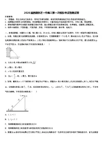 2026届西藏林芝一中高三第一次模拟考试物理试卷含解析