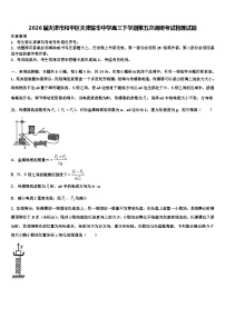 2026届天津市和平区天津耀华中学高三下学期第五次调研考试物理试题含解析