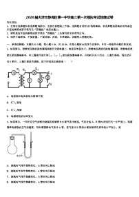 2026届天津市静海区第一中学高三第一次模拟考试物理试卷含解析