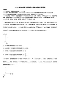 2026届云南省红河州绿春一中高考物理五模试卷含解析