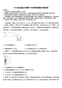 2026届云南省大姚县第一中学高考物理倒计时模拟卷含解析