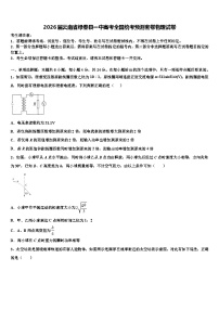 2026届云南省绿春县一中高考全国统考预测密卷物理试卷含解析